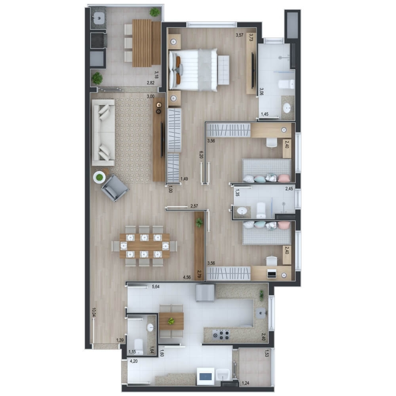 Paraná - Curitiba, Ahú , Apartamento, (Venda)