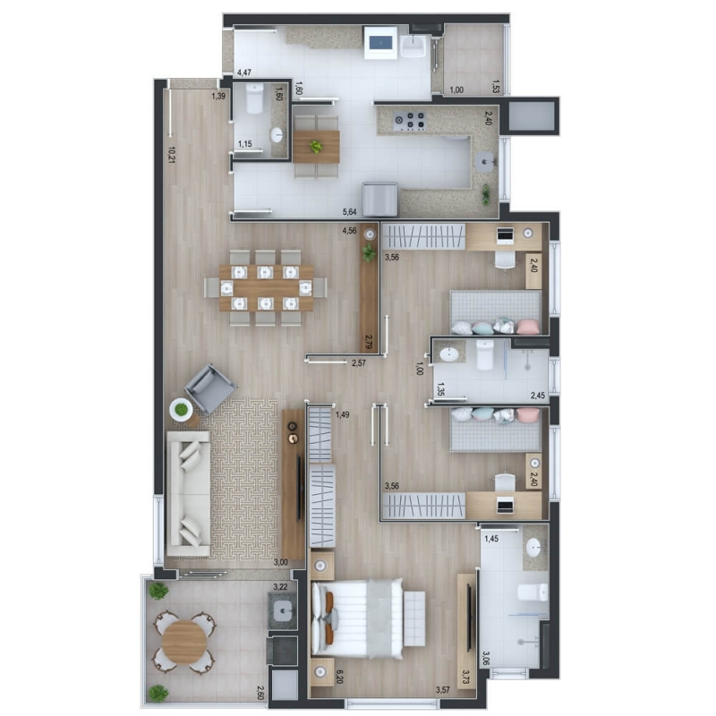 Paraná - Curitiba, Ahú , Apartamento, (Venda)