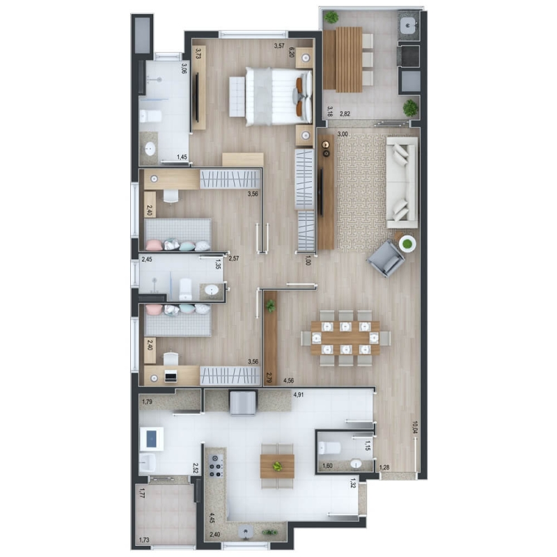 Paraná - Curitiba, Ahú , Apartamento, (Venda)