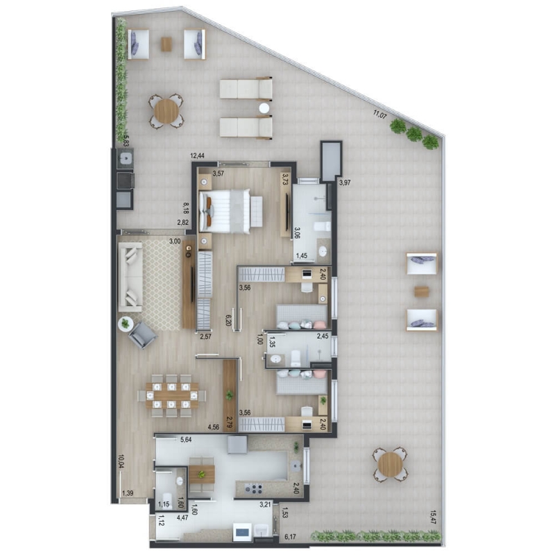 Paraná - Curitiba, Ahú , Apartamento, (Venda)