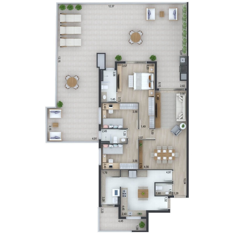 Paraná - Curitiba, Ahú , Apartamento, (Venda)