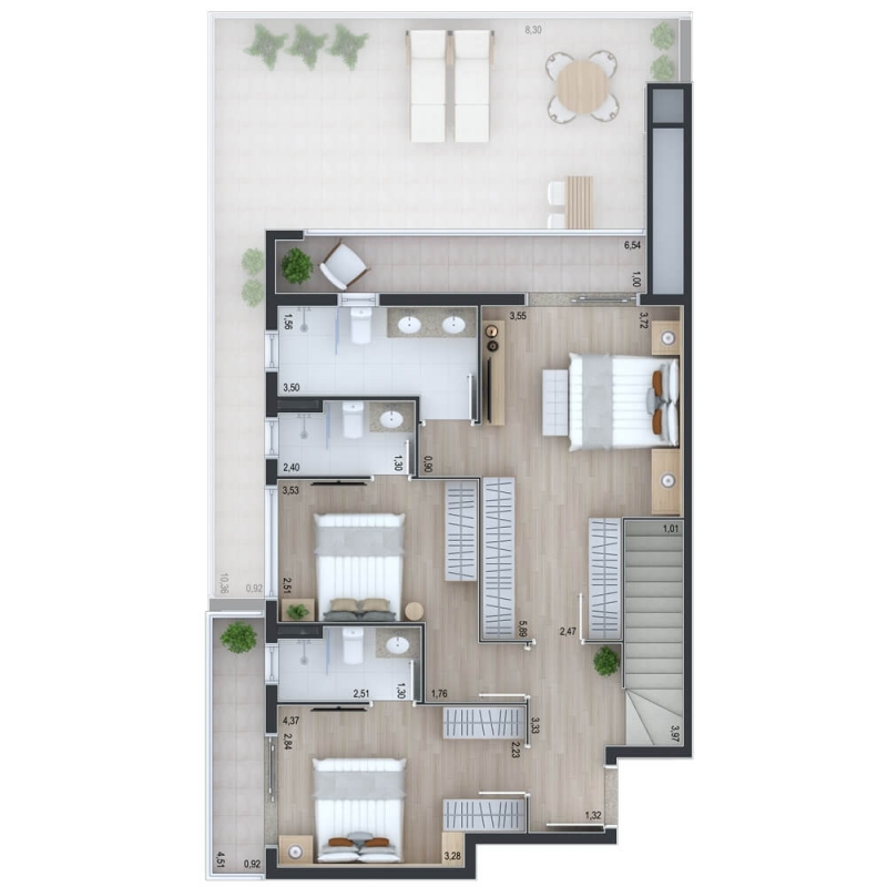 Paraná - Curitiba, Ahú , Apartamento, (Venda)