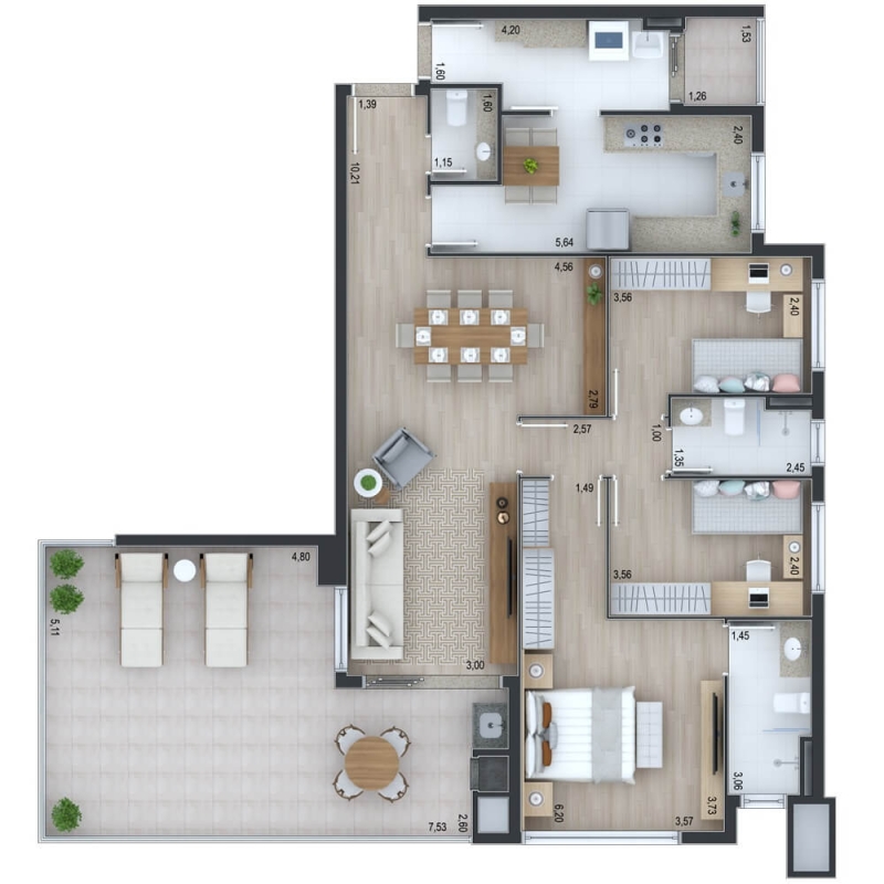 Paraná - Curitiba, Ahú , Apartamento, (Venda)