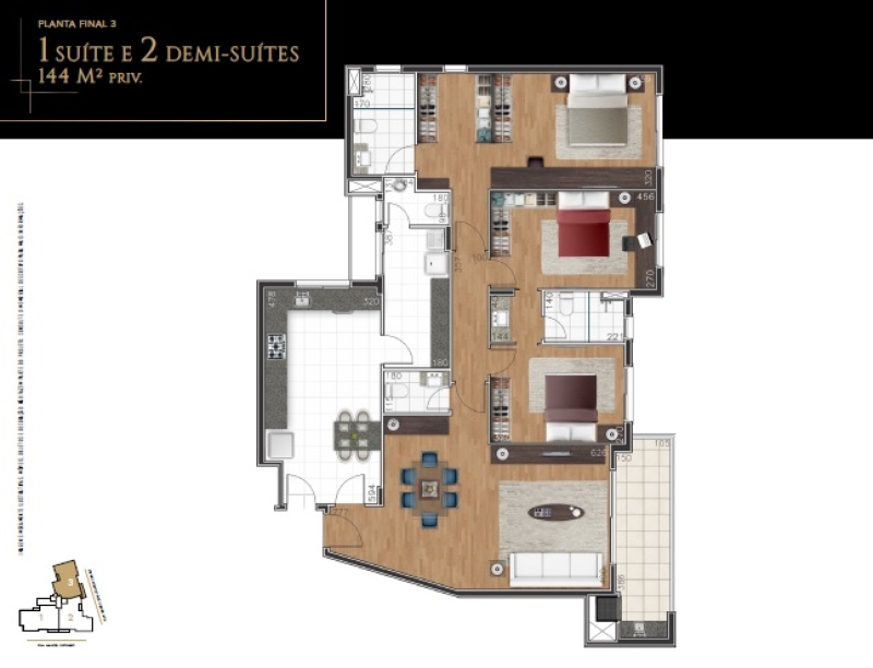 Paraná - Curitiba, Juvevê , Apartamento, (Venda)